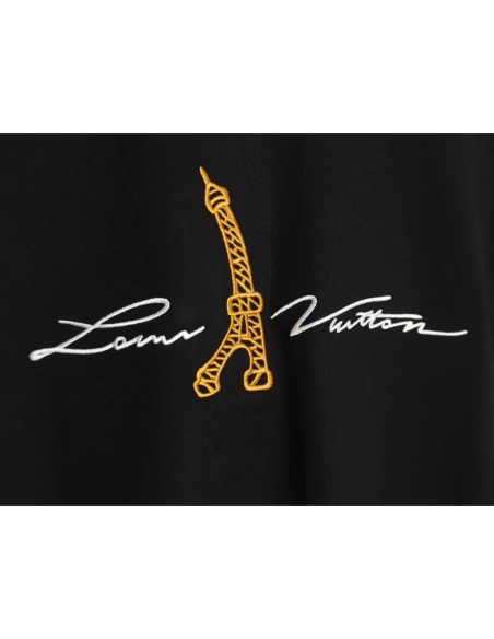 Louis Vuitton Tower Signature Embroidery Short Sleeve TSK1,Louis Vuitton
