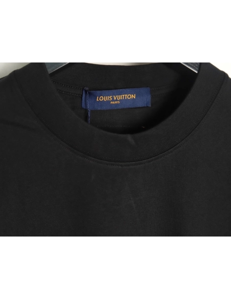 Louis Vuitton Tower Signature Embroidery Short Sleeve TSK1,Louis Vuitton
