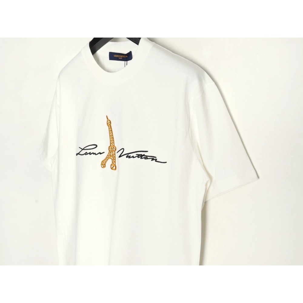 Louis Vuitton Tower Signature Embroidery Short Sleeve,Louis Vuitton