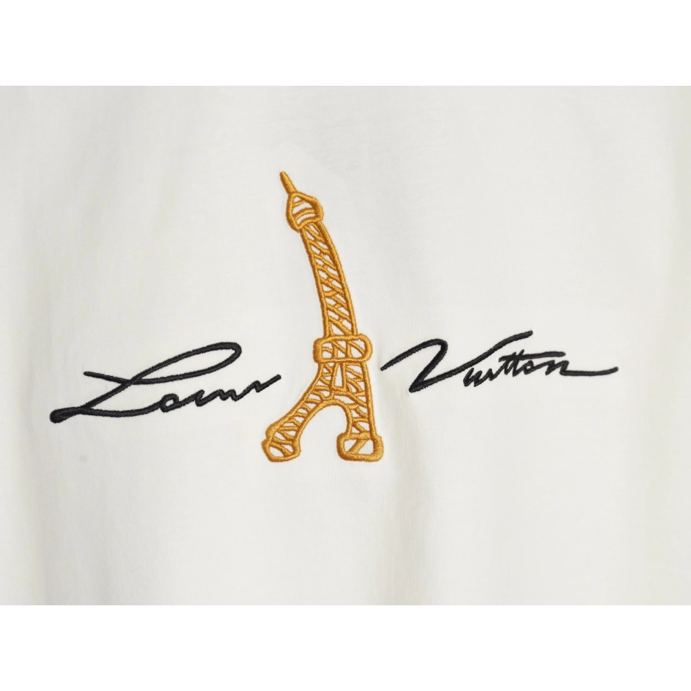Louis Vuitton Tower Signature Embroidery Short Sleeve,Louis Vuitton