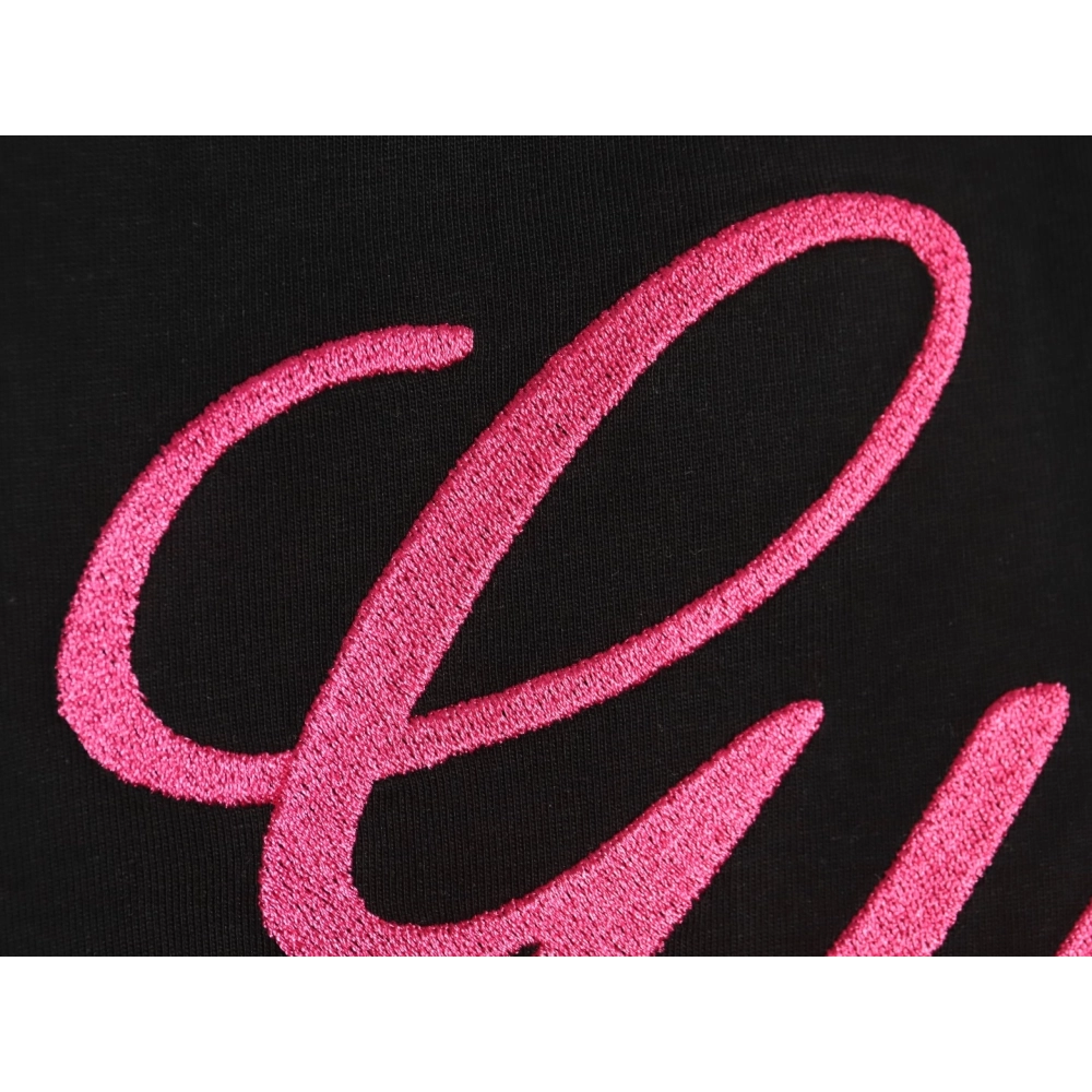 Gucci cursive logo embroidered short sleeves TSK1,Gucci