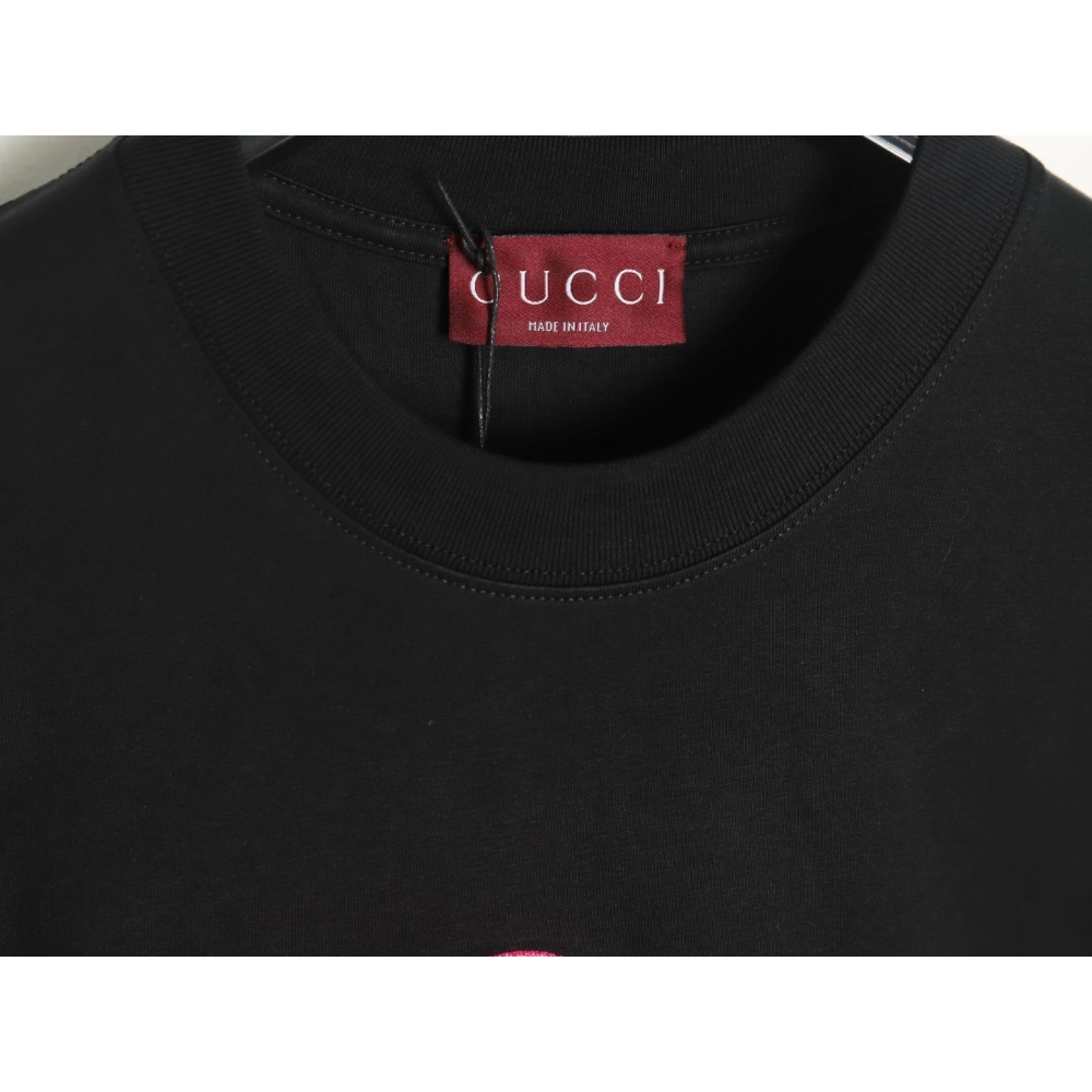 Gucci cursive logo embroidered short sleeves TSK1,Gucci