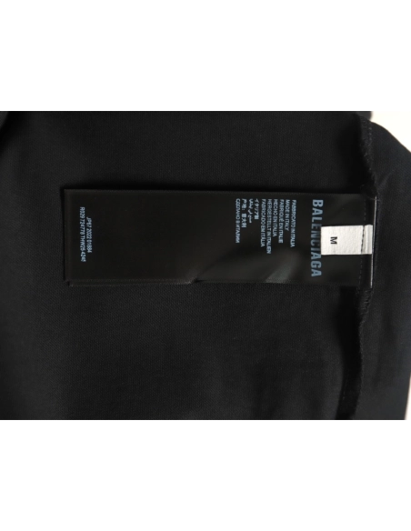 Balenciaga Hand-painted graffiti print washed short-sleeves TSK1,Balenciaga