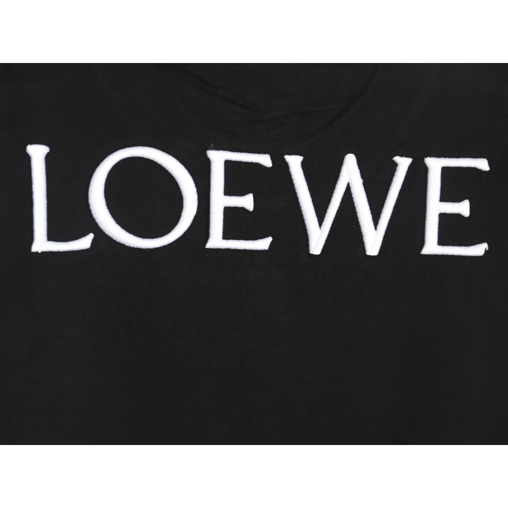 Loewe Wooden Man Printed Embroidered Short Sleeve,Loewe