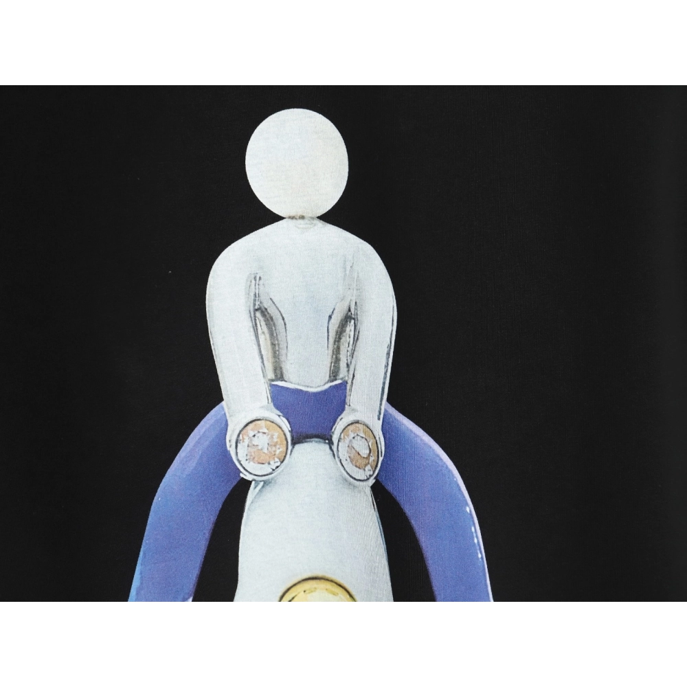 Loewe Wooden Man Printed Embroidered Short Sleeve,Loewe