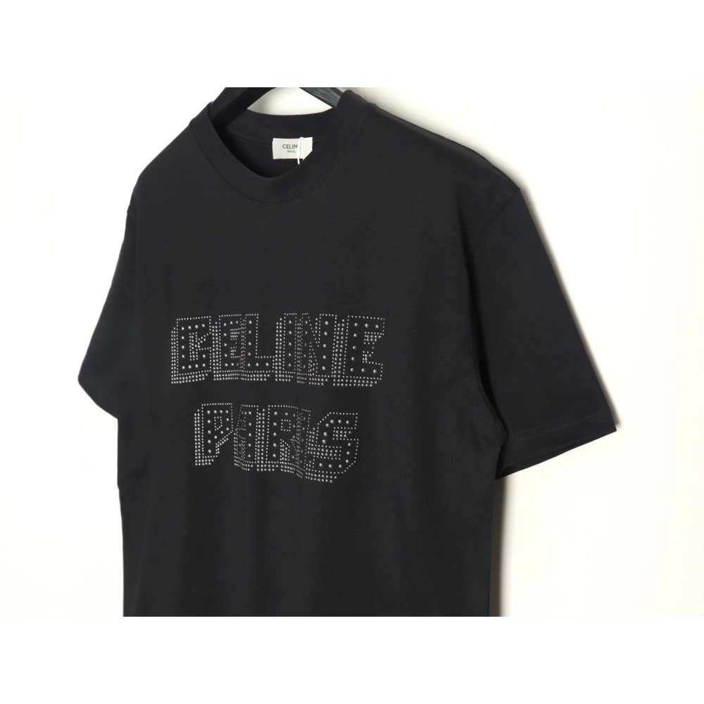 Celine rivet letter heavy industry short sleeves,Celine