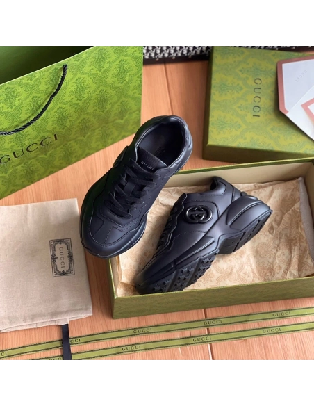 Gucci GG Rhyton Retro Casual Sneakers,GUCCI SHOES