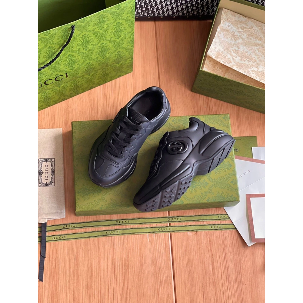 Gucci GG Rhyton Retro Casual Sneakers,GUCCI SHOES