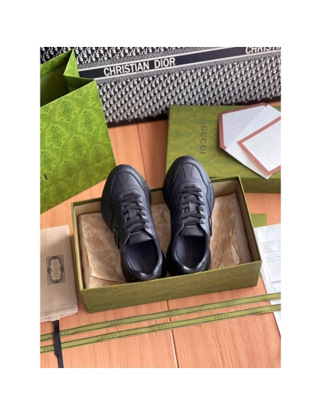 Gucci GG Rhyton Retro Casual Sneakers,GUCCI SHOES
