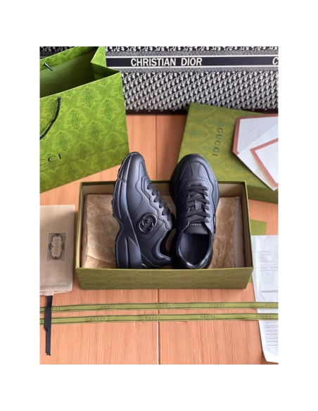 Gucci GG Rhyton Retro Casual Sneakers,GUCCI SHOES