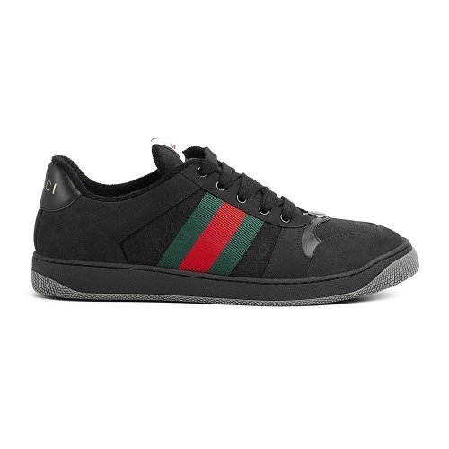 Gucci GG Screener GG Canvas - Black Green Red,GUCCI SHOES
