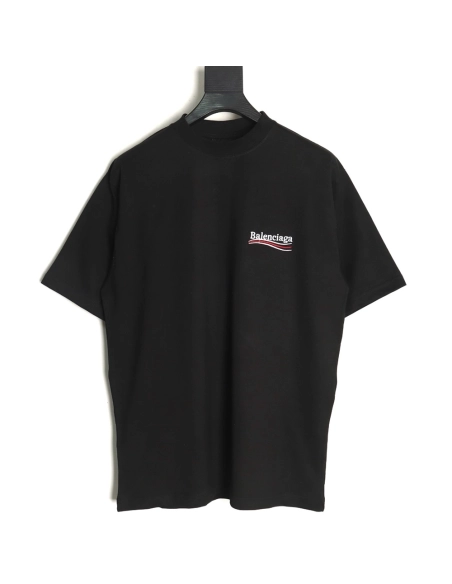 Balenciaga Wave Coke Embroidery Short Sleeve T-Shirt,Balenciaga