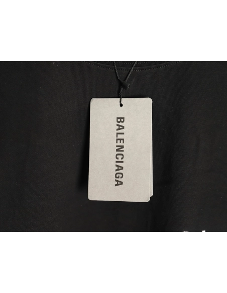 Balenciaga Wave Coke Embroidery Short Sleeve T-Shirt,Balenciaga