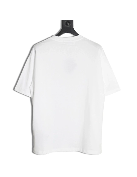 Prada Overlapping Embroidered Triangle Logo Short Sleeve,Prada