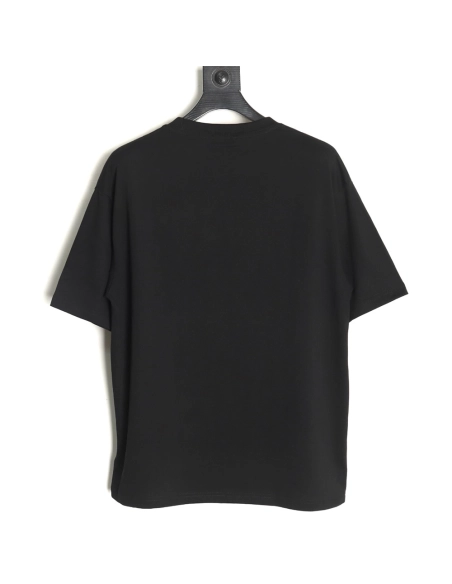 Prada Overlapping Embroidered Triangle Logo Short Sleeve TSK1,Prada