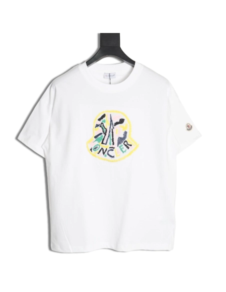 Moncler embroidered logo short sleeve,Moncler