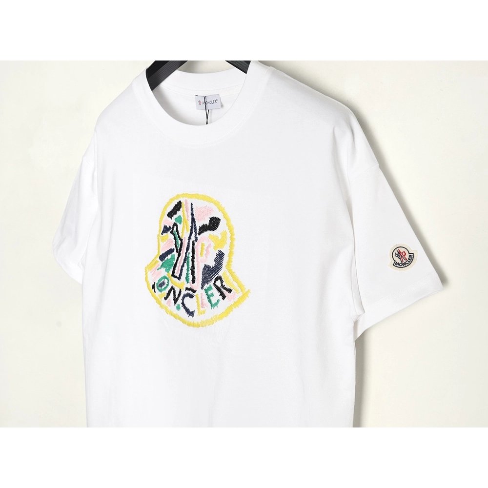 Moncler embroidered logo short sleeve,Moncler
