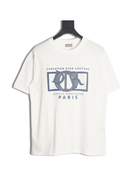 Dior patch embroidered lettering short sleeves,Dior