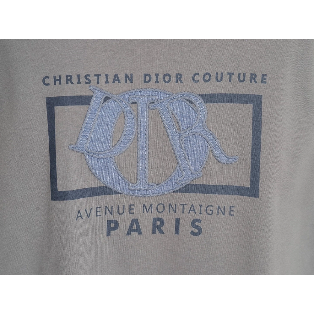 Dior patch embroidered lettering short sleeves TSK1,Dior
