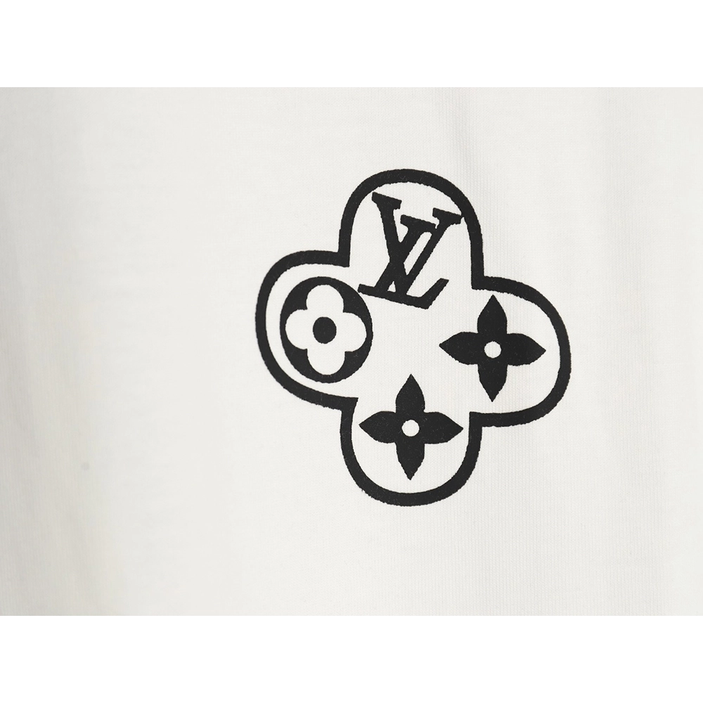 Louis Vuitton Back Chain Circle Print Short Sleeve T-Shirt,Louis Vuitton