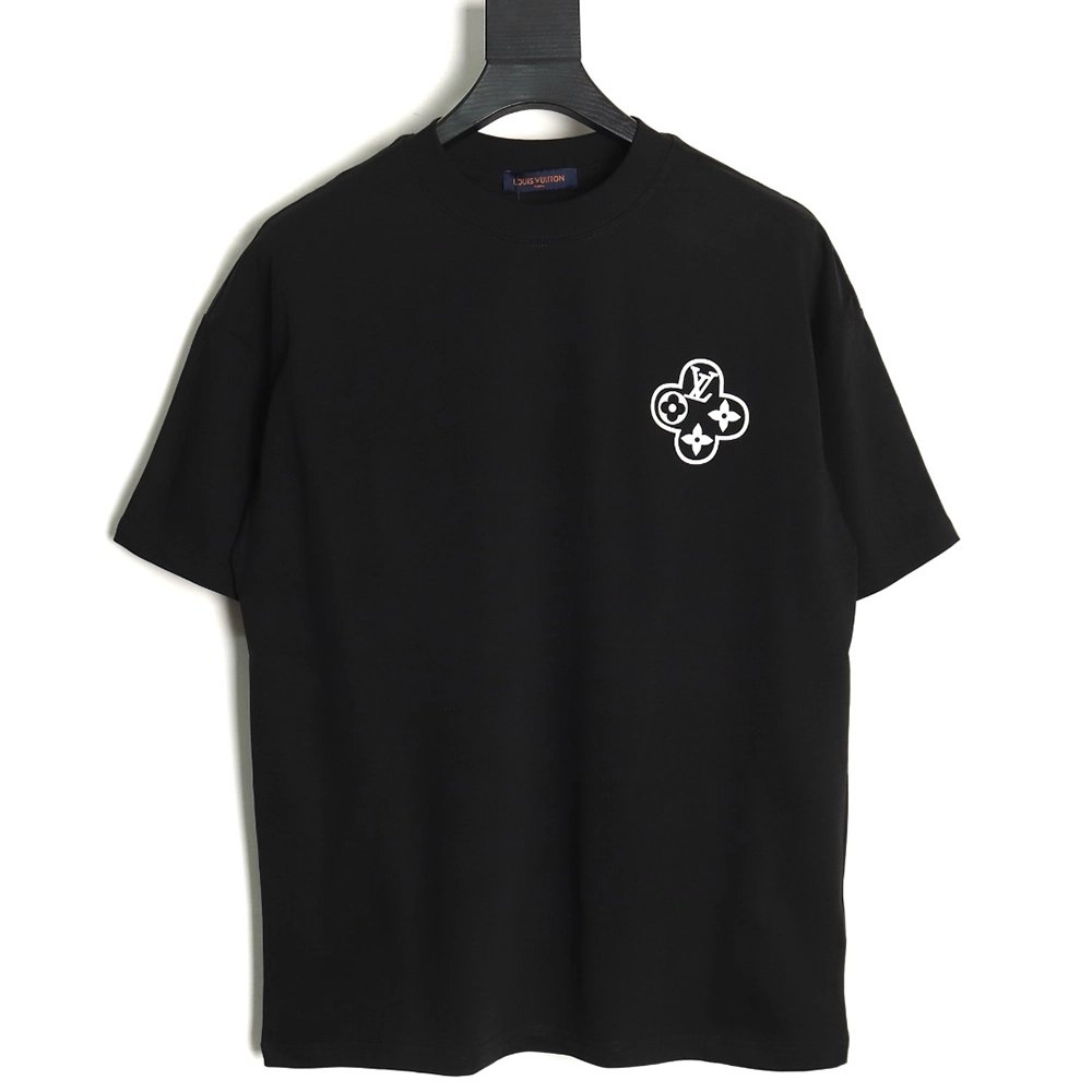 Louis Vuitton Back Chain Circle Print Short Sleeve T-Shirt,Louis Vuitton
