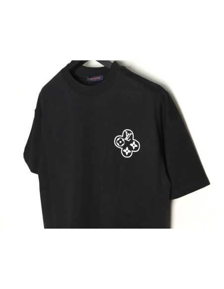 Louis Vuitton Back Chain Circle Print Short Sleeve T-Shirt,Louis Vuitton