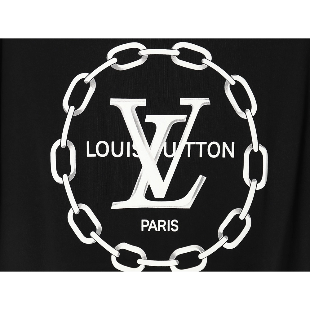 Louis Vuitton Back Chain Circle Print Short Sleeve T-Shirt,Louis Vuitton