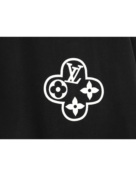 Louis Vuitton Back Chain Circle Print Short Sleeve T-Shirt,Louis Vuitton