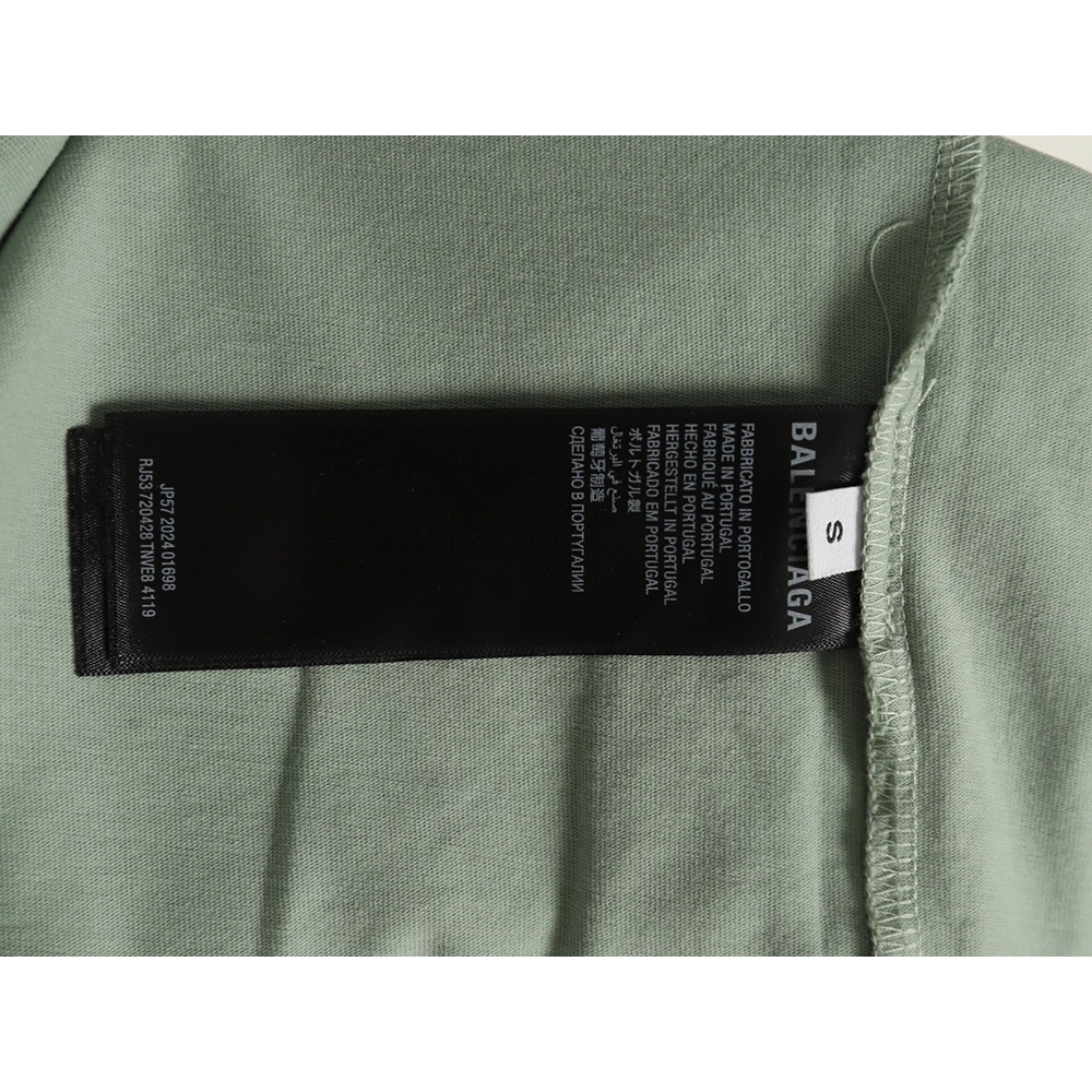 Balenciaga ripped long sleeves with blurred pattern,Balenciaga