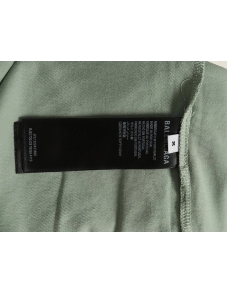 Balenciaga ripped long sleeves with blurred pattern,Balenciaga