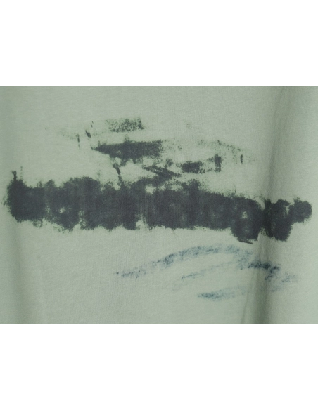 Balenciaga ripped long sleeves with blurred pattern,Balenciaga