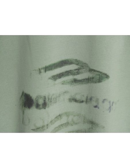 Balenciaga ripped long sleeves with blurred pattern,Balenciaga