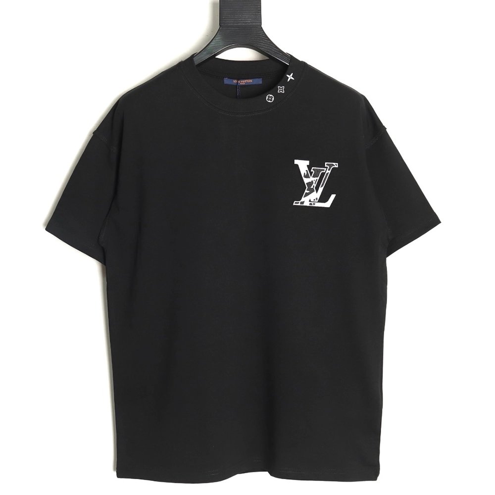Louis Vuitton Chest Ski Logo Embroidered Short Sleeve T-Shirt TSK1,Louis Vuitton