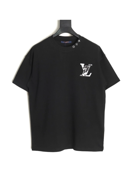 Louis Vuitton Chest Ski Logo Embroidered Short Sleeve T-Shirt TSK1,Louis Vuitton