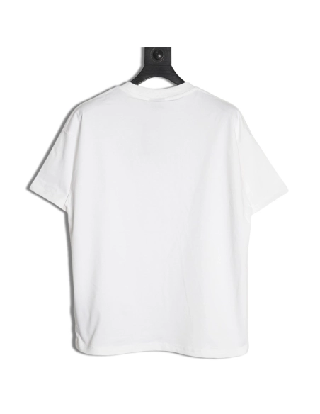 Balenciaga obscure lock letter embroidered short-sleeved T-shirt,Balenciaga