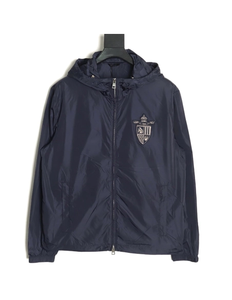 Fendi badge hooded jacket,Fendi