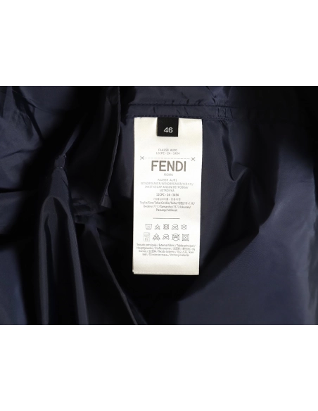 Fendi badge hooded jacket,Fendi