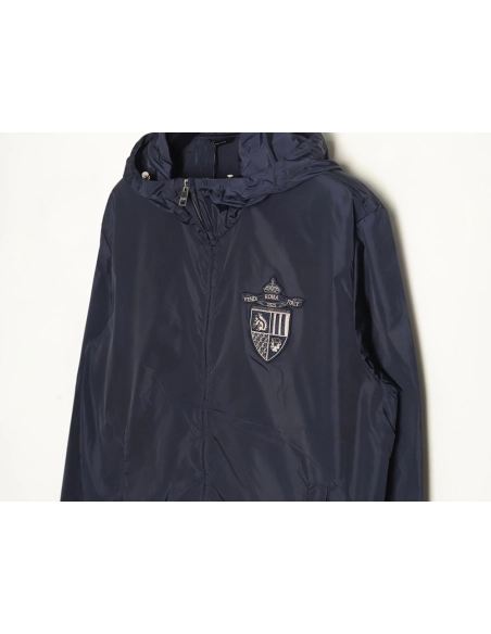 Fendi badge hooded jacket,Fendi