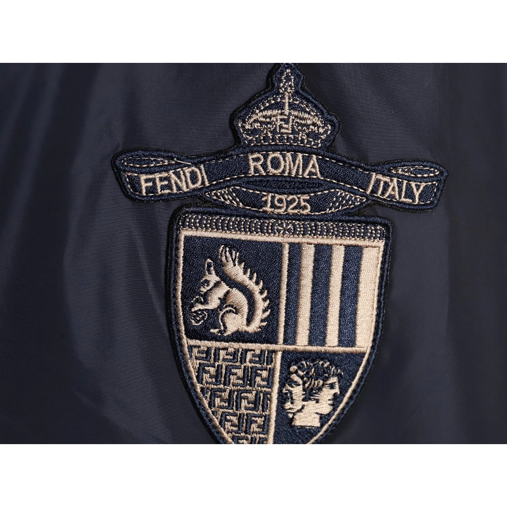 Fendi badge hooded jacket,Fendi
