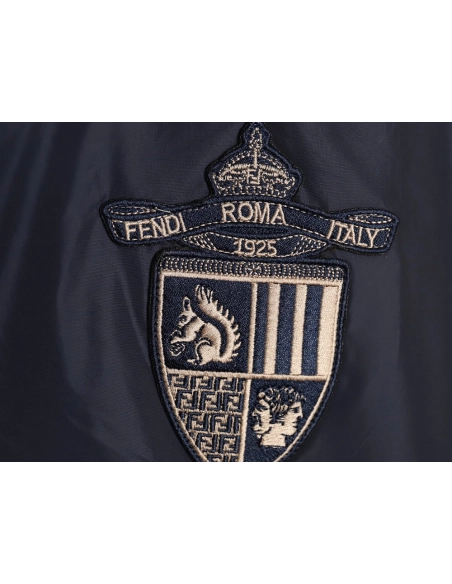 Fendi badge hooded jacket,Fendi