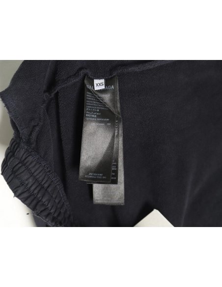 Balenciaga heavyweight batik washed embroidered wide-leg trousers,Balenciaga