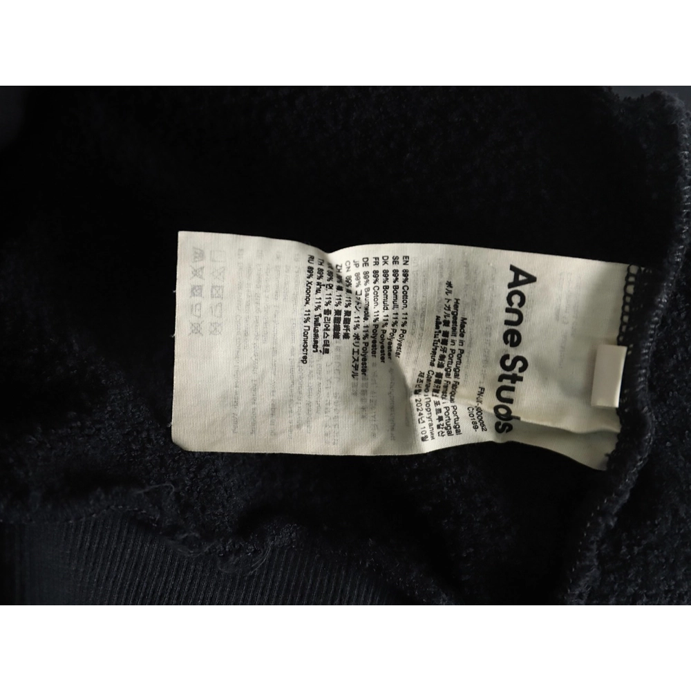 Acne Studios 1996 distressed washed baseball jacket,Acne Studios