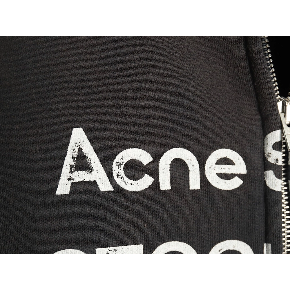 Acne Studios 1996 distressed washed baseball jacket,Acne Studios