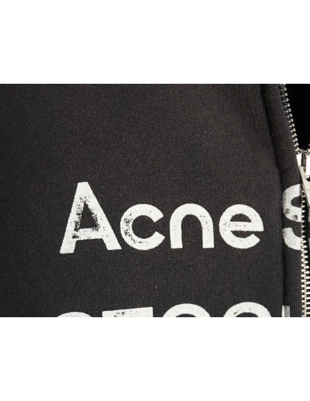 Acne Studios 1996 distressed washed baseball jacket,Acne Studios