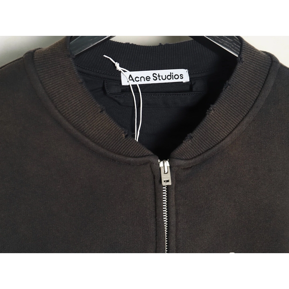 Acne Studios 1996 distressed washed baseball jacket,Acne Studios