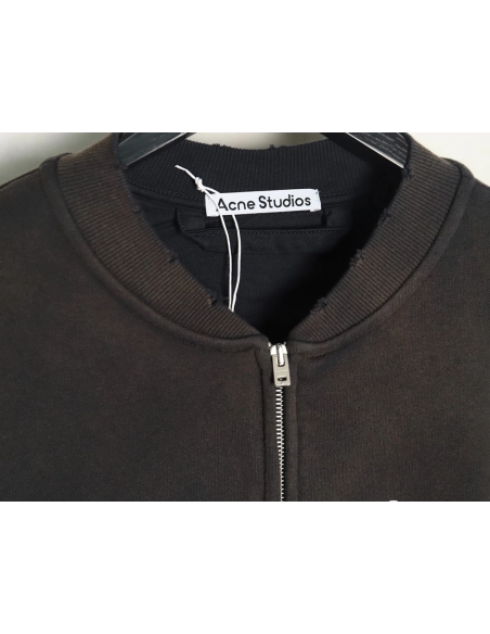 Acne Studios 1996 distressed washed baseball jacket,Acne Studios