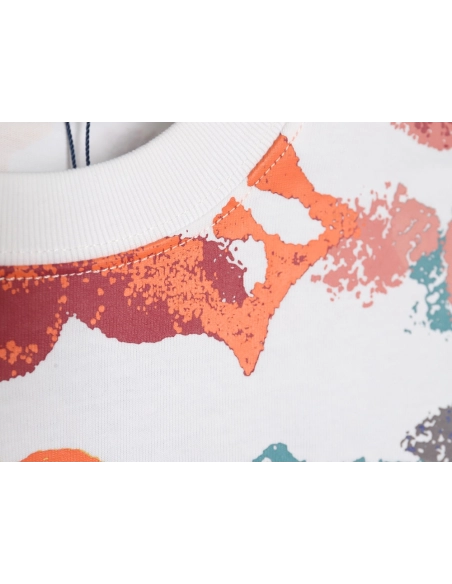 Louis Vuitton ink-dyed monogram print short-sleeves,Louis Vuitton