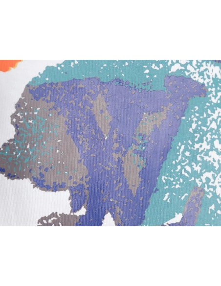 Louis Vuitton ink-dyed monogram print short-sleeves,Louis Vuitton