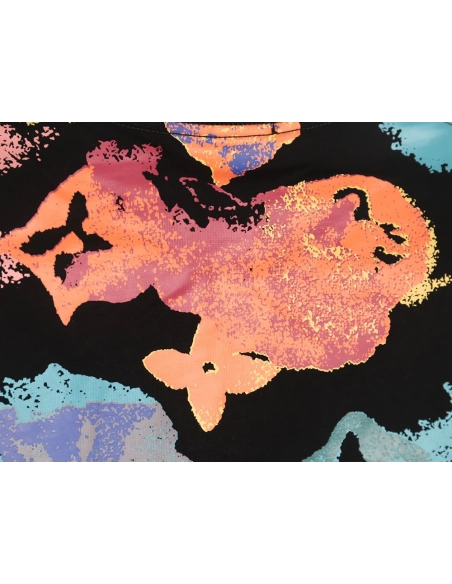 Louis Vuitton ink-dyed monogram print short-sleeves TSK1,Louis Vuitton