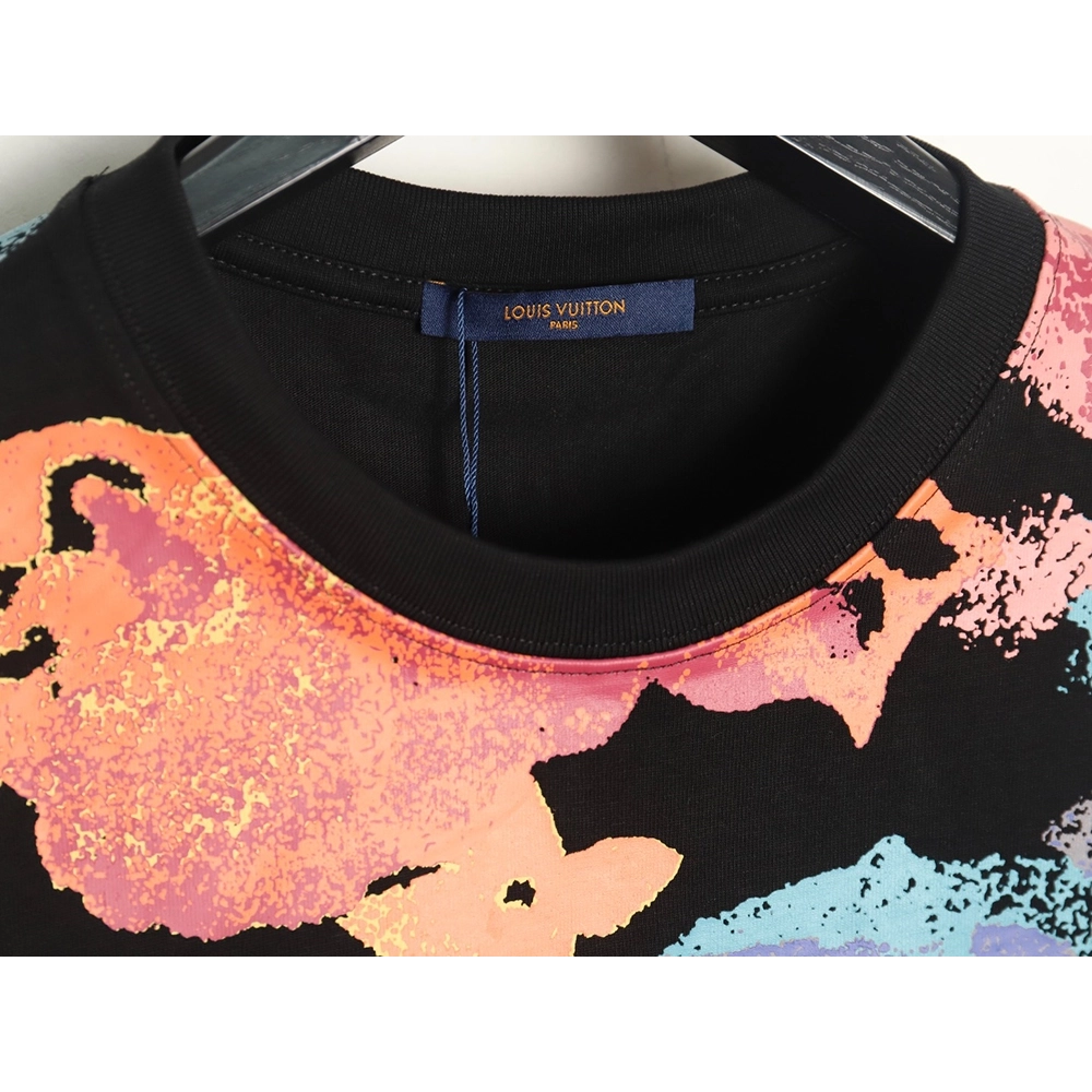 Louis Vuitton ink-dyed monogram print short-sleeves TSK1,Louis Vuitton